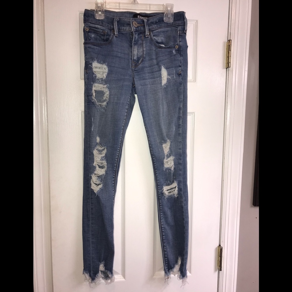 Express Ankle mid-rise Jeans Size 00